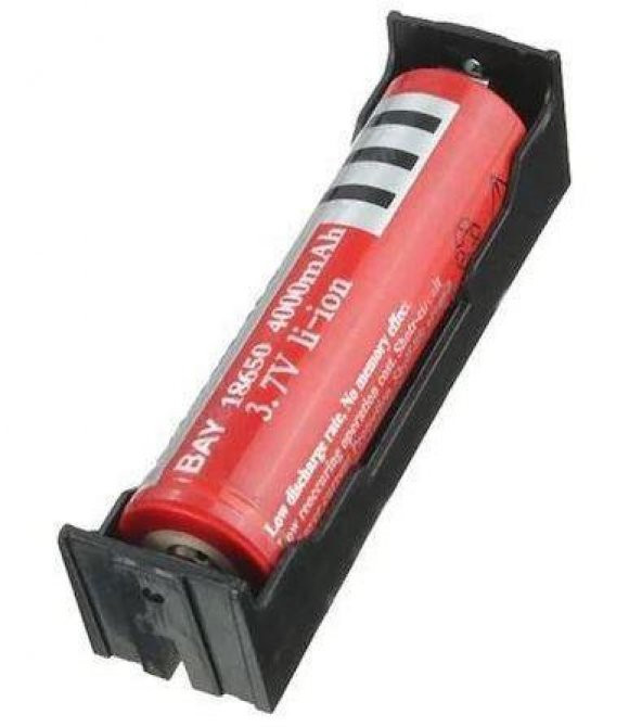 18650 PCB Tip Tekli Lityum Li-ion Pil Yuvası 2 Pin - 2