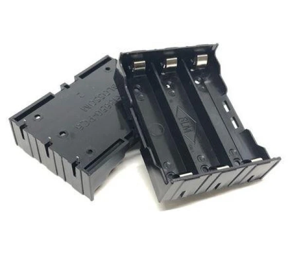 18650 PCB Tip Üçlü Lityum Li-ion Pil Yuvası 6 Pin - Resim 3