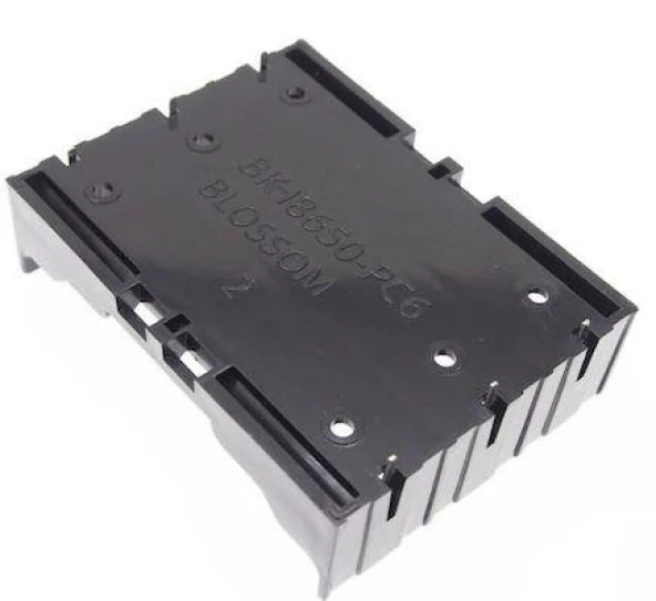 18650 PCB Tip Üçlü Lityum Li-ion Pil Yuvası 6 Pin - Resim 4