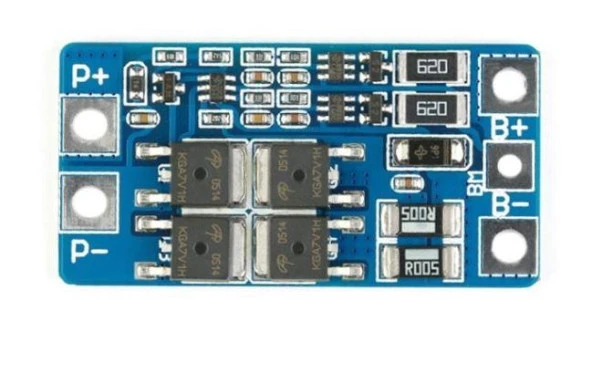 2S 10A BMS Lityum Li-ion Batarya Koruma Kartı - Resim 3
