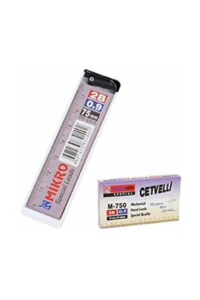 Min Cetvelli 2b Kalem Ucu 75mm 24 Tüp M-750 Paket - 3