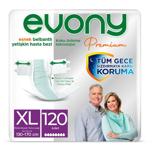 Evony Premium Yetişkin Bezi X-Large 120 Adet