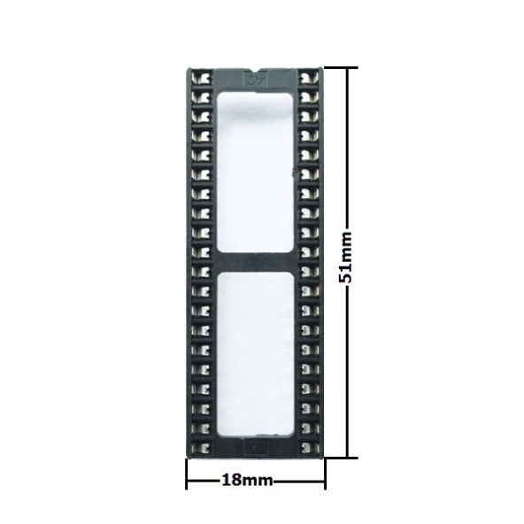 40 Pin Geniş Entegre Soketi - Resim 2
