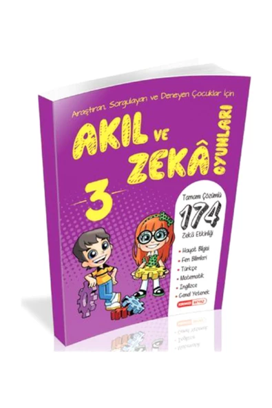 Kırmızı Beyaz Yayınları 3. Sınıf Akıl ve Zeka Oyunları