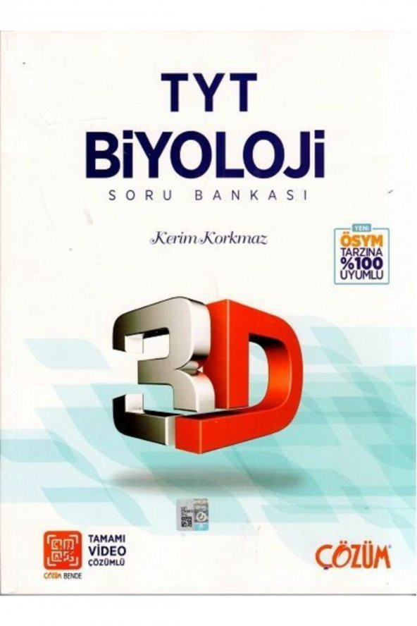 3d Yayınları Tyt Biyoloji 3d Soru Bankası