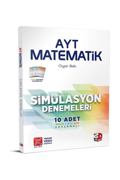 3D Ayt Matematik Simülasyon 10’lu Denemeleri