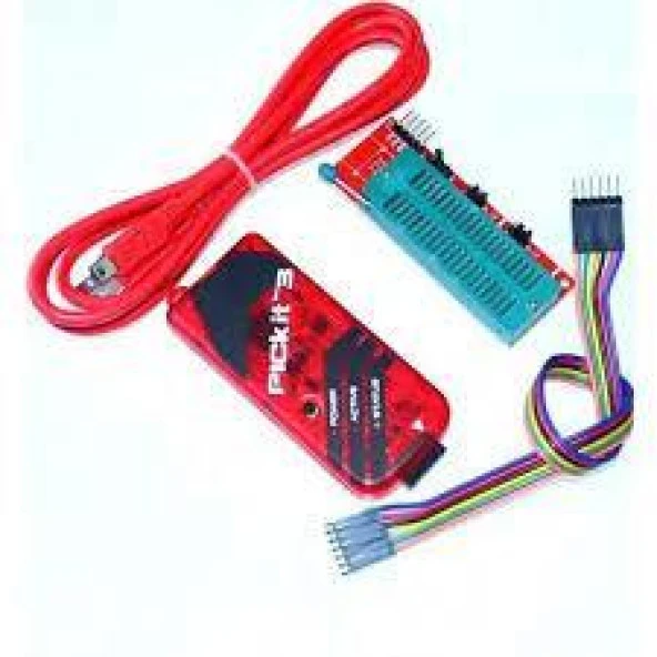 Pickit2 Pic Programlama Kartı ve Dip Adaptör ürün görseli