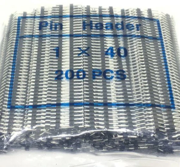 Header Erkek 1x40 tek sıra 180 derece 2.54mm Male - 3