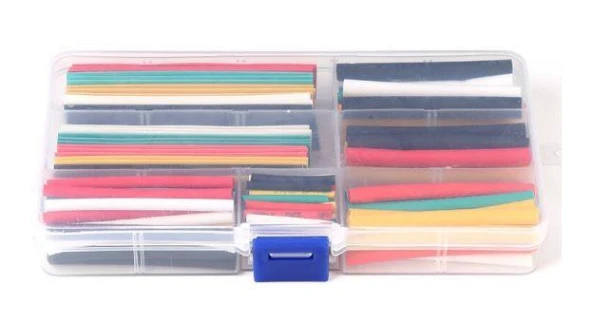 Makaron Seti 140 Adet Kutulu (Isı Polyolefin Shrink Boru) Yüksek Kalite 5 Renk - Resim 2