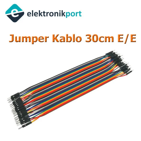 Jumper Kablo (Erkek - Erkek) 30 cm 40 adet