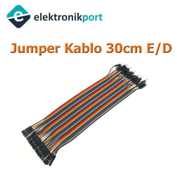 Jumper Kablo (Erkek - Dişi) 30 cm 40 adet ürün görseli