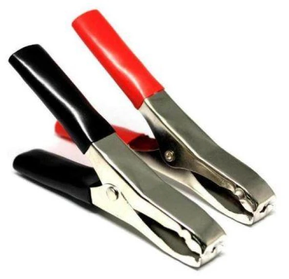 Akü Maşası Siyah 100mm Büyük Boy - Resim 2