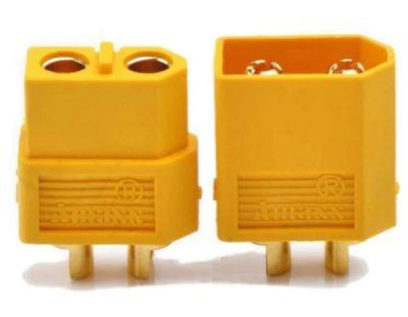 XT60 Konnektör Soket Seti (Erkek + Dişi) Li-Po Pil Batarya - 2