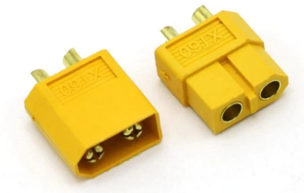 XT60 Konnektör Soket Seti (Erkek + Dişi) Li-Po Pil Batarya - 3