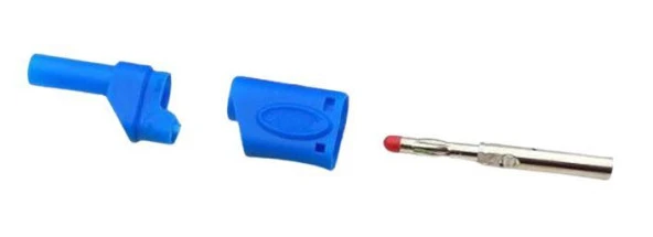 4mm Banana Jak Korumalı Tip Mavi ürün görseli