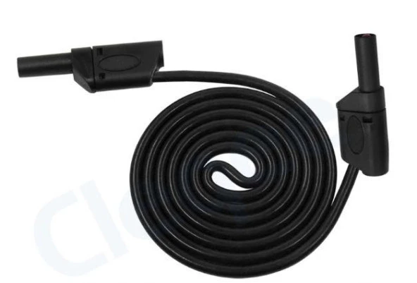Test Kablosu Korumalı Tip Prop Uçlu 1 metre Siyah - Resim 3