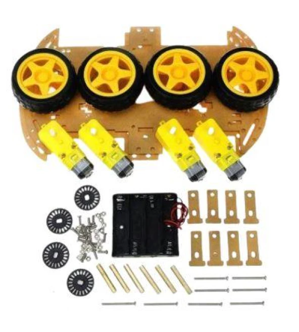 4WD Robot Araba Kiti Arduino - Resim 2