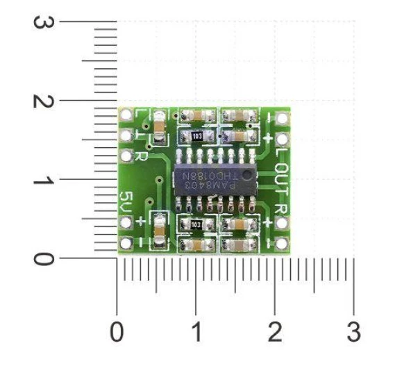 PAM8403 Mini Digital Amplifier Board 2X 3w 2 Kanal 5V  Anfi Kiti - 3