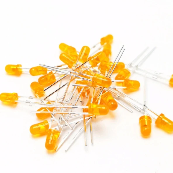 Led 5mm Turuncu Difused 10 Adet ürün görseli