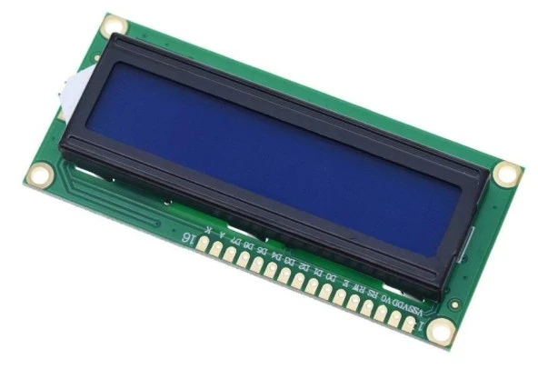 LCD Ekran 2x16 (Mavi) 1602 mavi ekran 1602A 5V beyaz yazı tipi 16 Karakter 2 Satır Arduino - 2