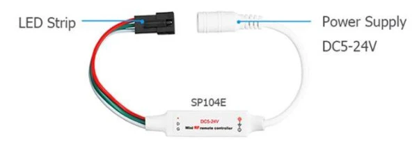 Uzaktan Kumandalı RF Led Animasyon Kumandası - Resim 3