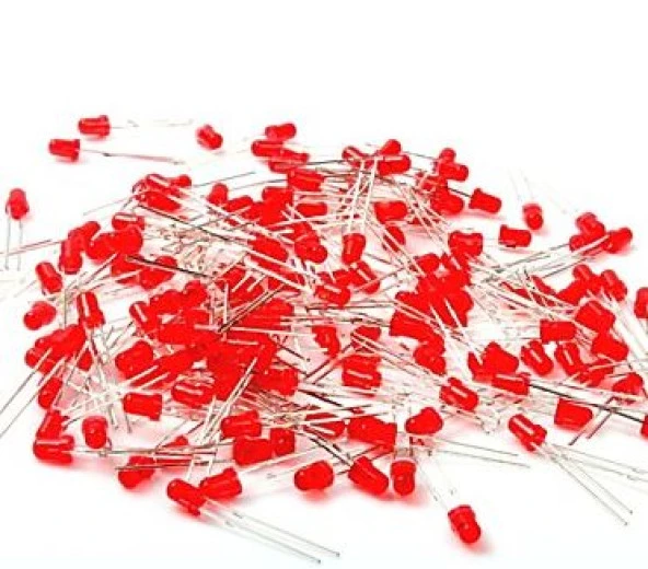 Led 5mm Kırmızı Difused 1000 Adet - Resim 3