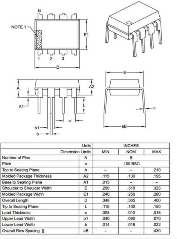 PIC12F675 I/P 8-Bit 20Mhz Mikrodenetleyici - Resim 3