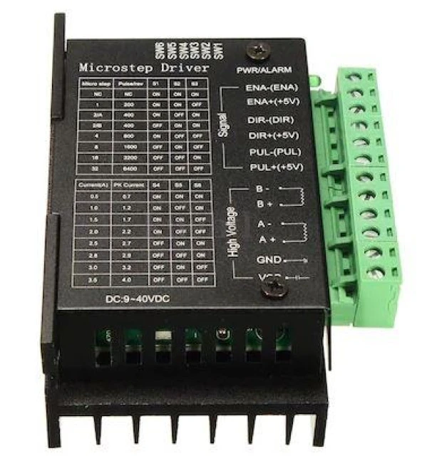 TB6600 Step Motor Sürücü ve Kontrol Kartı - Resim 2