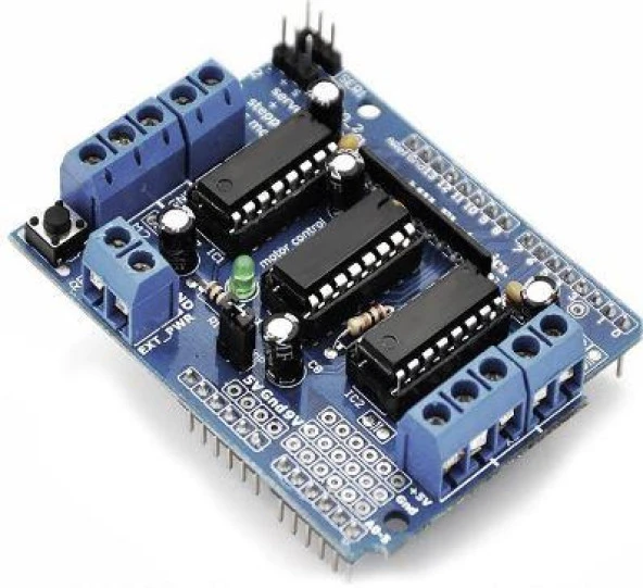 L293D Motor kontrol sürücü kalkanı çift 4 kanal modülü ürün görseli