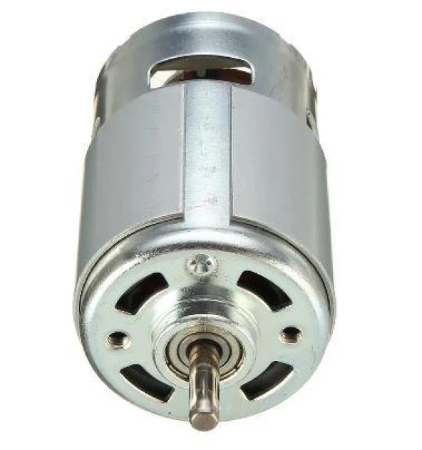 RS 775 DC Motor Rulmanlı 12-36 Volt 12000 RPM Şarjlı Matkap – CNC Motoru - Resim 2