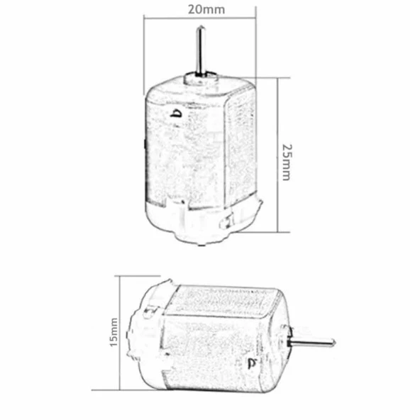 DC Motor 3V - 6V - 4