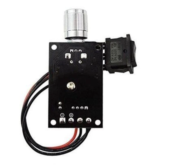 DC Motor Sürücü Dimmer + PWM Motor Hız Kontrol 6V 12V 24V 3A 80W: - Resim 2