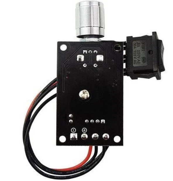 DC Motor Sürücü Dimmer + PWM Motor Hız Kontrol 6V 12V 24V 3A 80W: - Resim 4