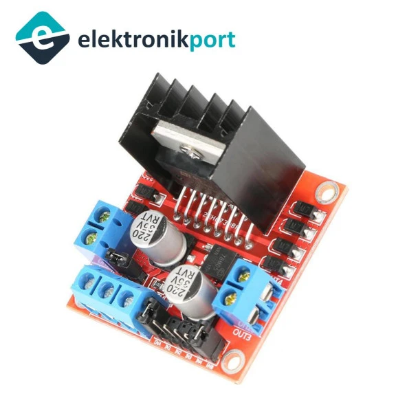 L298N Motor Sürücü modülü H köprü ürün görseli