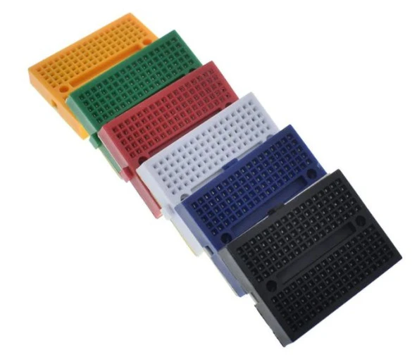 Mini Breadboard 170 pin Sarı - Resim 3