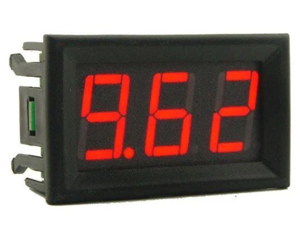 Voltmetre DC 0-30V Panel Tip Dijital Kırmızı 0.56 inch ürün görseli