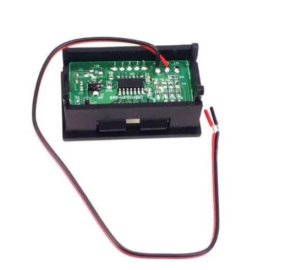 Voltmetre DC 0-30V Panel Tip Dijital Kırmızı 0.56 inch - Resim 6