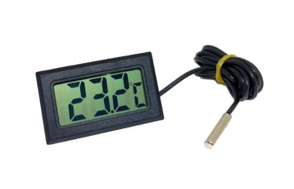 Dijital Termometre Metal Problu Sıcaklık Ölçer Kuluçka Termometre