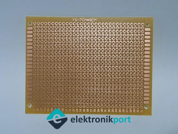 Delikli Plaket 7x9 Pertinaks - Resim 2