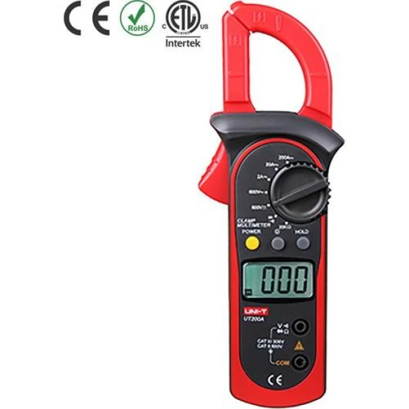 UNI-T UT 200A PENSAMPERMETRE 200A AC(U35) - Resim 2