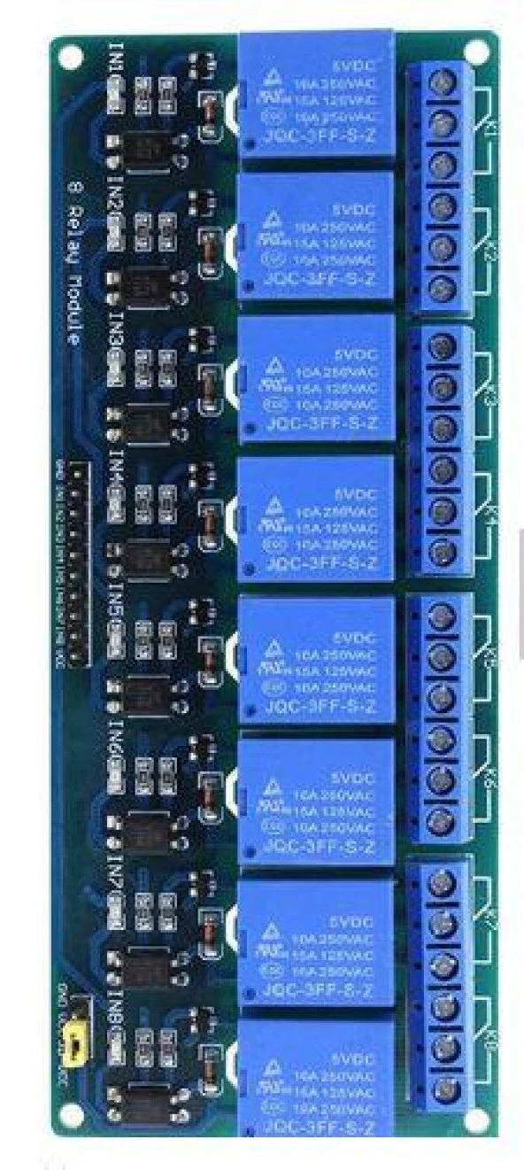 Röle Modülü - 8 Kanal 5V Arduino - Resim 2