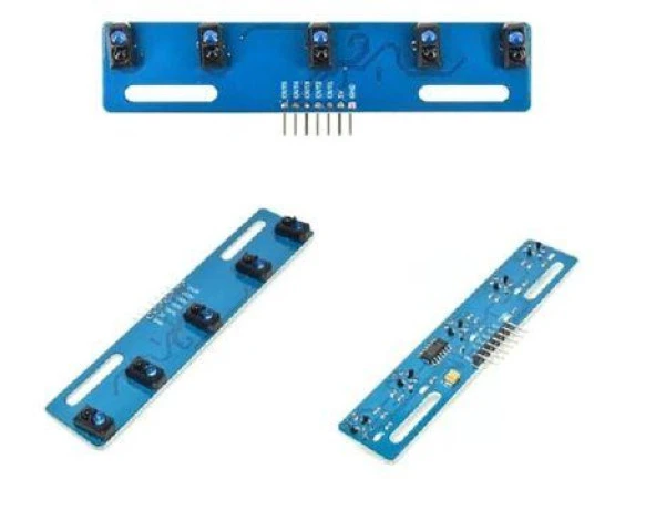 TCRT5000L 5 Kanal Kızılötesi Sensör Modülü 5'li Çizgi İzleyen Sensör Arduino - Resim 5