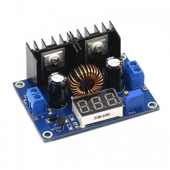VOLTMETRELİ XL4016 200W 8A DC-DC Voltaj Düşürücü Step Down Voltaj Regülatörü ürün görseli