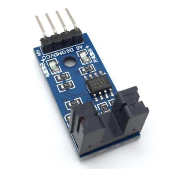 Motor Hız Sensör Modülü LM393 IR Optocoupler Slot Tip - Resim 2