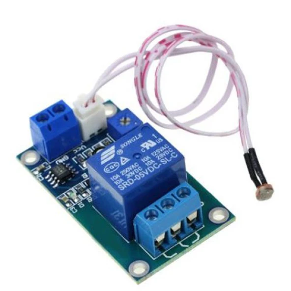 XH-M131 Ldr Işık Kontollü Röle 5V Gündüz Gece Algılayıcı Röle Kartı ürün görseli