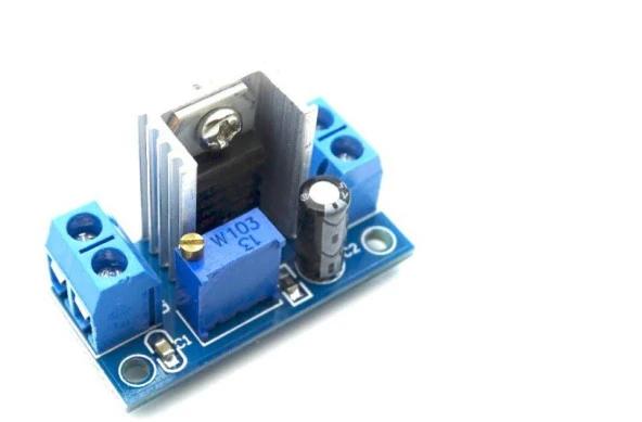 LM317 DC-DC Voltaj Düşürücü Regülatör Modülü: ürün görseli