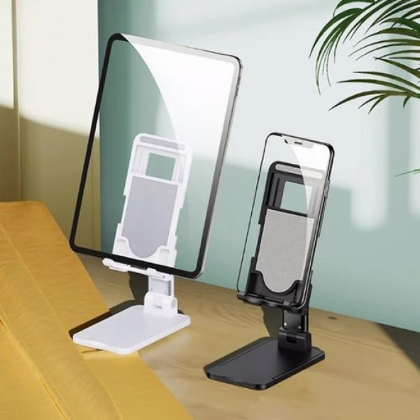 Ayarlanabilir Katlanabilir Masaüstü Tablet Tutucu - 2