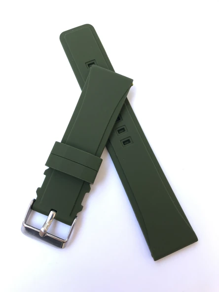 20 mm Renk Yumuşak Silikon Saat Kordonu Kayışı