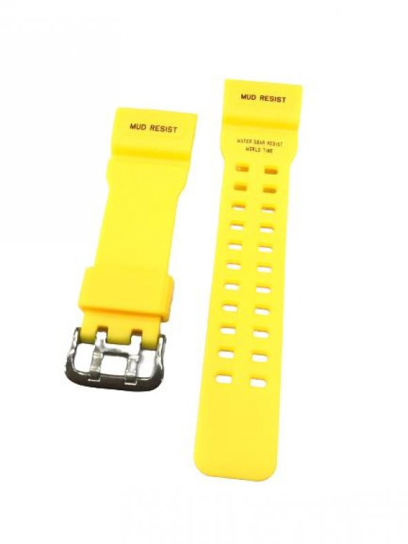 Dunlop Dun-339 Mavi Yeşil Siyah Renk Silikon Saat Kordonu Kayışı - 6