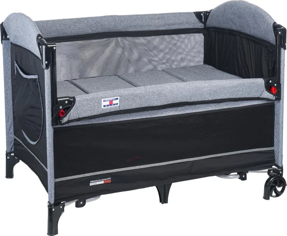 TommyBaby TEDY Anne Yanı Oyun Parkı Beşik 70x110 - 8
